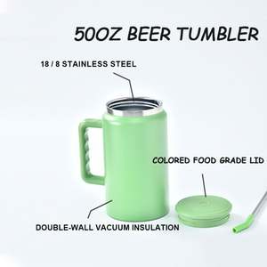 Nuevo Vaso Térmico de Viaje para Auto con Asa, Doble Aislamiento al Vacío, Color Personalizado, Tapa con Logotipo - Product Image 6