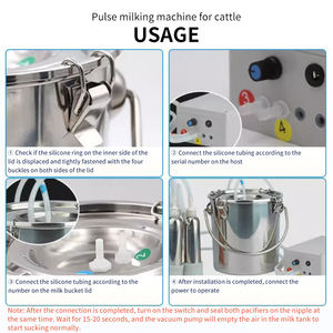 Piccolo animale mungitrice, mucca e pecora mungitura tipo di ricarica - Product Image 3