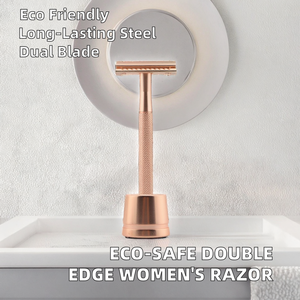 La Mejor Maquinilla de Afeitar Ecológica Recargable de Doble Filo de Acero Inoxidable para Mujer de Haward - Product Image 2