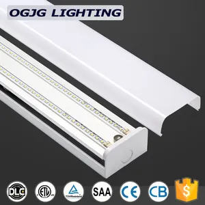 OGJG 2ft 4ft5ft白色蛍光オフィスショップアルミプロファイルストリップフィクスチャ天井LEDバッテンライト