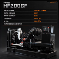 Generator Diesel 200kW 3 Fasa ATS Generator Diesel 250kva Tiga/Fasa Tunggal untuk Bengkel dan Tenaga Listrik Gedung