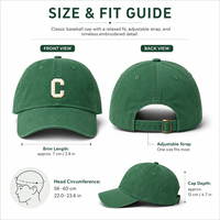 Gorra de Béisbol Personalizada con Logotipo Vintage, Bordado en Relieve 3D, 100% Algodón Suave, Estilo Dad Hat de 6 Paneles, Sarga Lavada