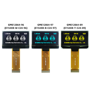 1.54 Inch PMOLED Display White/Blue/Yellow CH1116 128*64 8-bit 68XX/80XX Parallel, <strong>3</strong>/4-wire SPI, I2C Plug -in 30P - Product Image 2