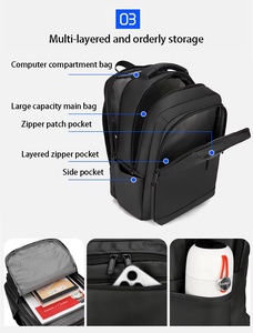 Wholesale Custom 15.6inch Outdoor Travel <b>Bag</b> Fashion Oxford Laptop <b>Pack</b> <b>Bag</b> - Product Image 3