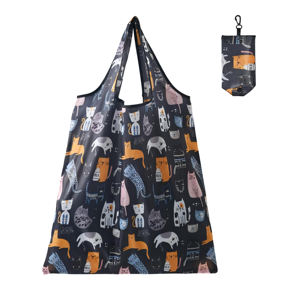 Riutilizzabile all'ingrosso eco-friendly grande massa Rip-Stop impermeabile borsa della spesa su misura in Nylon lavabile in Nylon pieghevole - Product Image 2