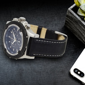 Montre automatique personnalisée pour hommes avec bracelet en cuir véritable <span class=keywords><strong>eta</strong></span> <span class=keywords><strong>7750</strong></span> Montre chronographe Mouvement Montres de luxe étanches pour hommes - Product Image 5