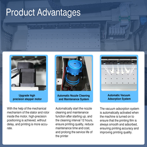 Erasmart Chất Lượng Cao A3 A3 + 13Inch DTF Trắng Máy In Xp600 Kỹ Thuật Số Pet Phim Máy Dễ Dàng Để Hoạt Động Xp600 Dtf Trắng Máy In - Product Image 2