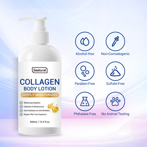 Lotion corporelle au collagène hydratante en profondeur, anti-âge, anti-rides, blanchissante, éclaircissante, crème réparatrice pour peaux abîmées par le soleil - Product Image 2