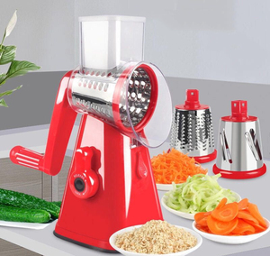 Kitchen Grater Stainless Steel Multi-function Manual Slicer <b>Vegetable</b> Shredder Cutter <b>Chopper</b> Nuts Grinder <b>Vegetable</b> Slicer - Product Image 1