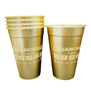 Cốc nhựa với nắp trong khuôn nhãn 32 oz ly nhựa IML tùy chỉnh thiết kế logo <span class=keywords><strong>PP</strong></span> IML cốc nhựa cho nước giải khát - Product Image 2