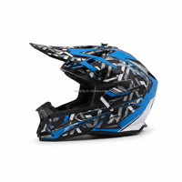 Casque de moto tout-terrain personnalisé homologué DOT, vente en gros, fabricant OEM, ABS, pour hommes adultes, équipement de moto tout-terrain, commande en gros
