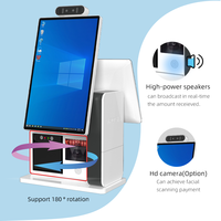 Terminal de paiement et système de point de vente (POS) pour commande en libre-service avec écran tactile intelligent de 15,6 pouces