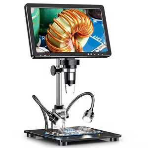 หน้าจอแสดงผล LCD HD ขนาด 10 นิ้ว 1500x กล้องจุลทรรศน์ดิจิตอลแบบพกพาชนิดมองภาพด้วยตาเดียว สำหรับซ่อมโทรศัพท์มือถือ - Product Image 1