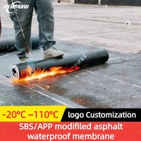 Membrana Impermeable de Betún SBS de Alta Resistencia a la Tensión, Resistente al Agua, al Frío y a los Rayos UV para Techos, Venta al Por Mayor de Fábrica