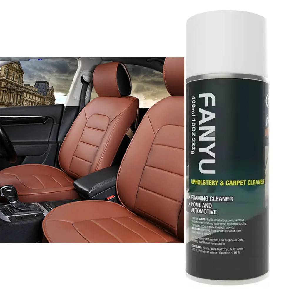 Oem Auto Interieur Spray Reinigingsmiddel Bekleding Tapijt Schuimende Reiniger Spray