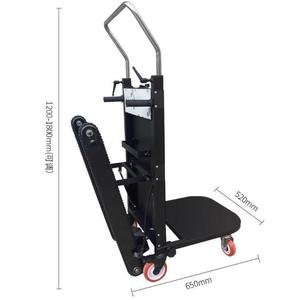 Carro Eléctrico Industrial Automático de Cuatro Ruedas para Subir Escaleras, Certificado CE, Carretilla Plegable para Transporte de Carga - Product Image 2
