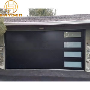 Kostenlose Musterlieferung Automatische Amerikanische Standard Sandwich-Isolierte Garagentore mit Glas an der Seite - Product Image 5