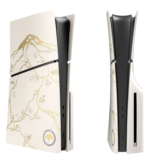 New for Slim & Pro Console Replacement Faceplate Shell Case with Protection Plastic Yotei Ghost Design Side Panels