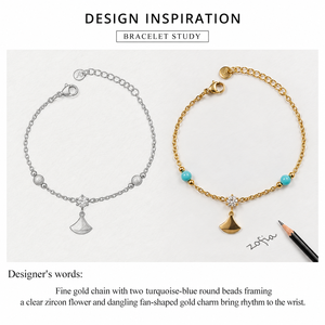 Colored Bead <b>Charm</b> <b>Bracelet</b> Stainless steel, colored beads and cubic zirconia Lobster Clasp Gold and <b>silver</b> colors - Product Image 4