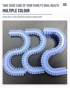 فواصل أسنان على شكل S ، مرنة لتقويم الأسنان ، مواد استهلاكية يمكن التخلص منها للأسنان - Product Image 2