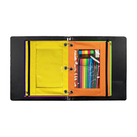Pochette à crayons transparente personnalisée pour classeur à 3 anneaux, sac à stylos pour bureau et école en Chine, pour étudiants et professionnels