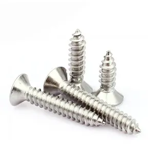 Bolts Manufacturers Customized Stainless Or Carbon Steel Countersunk Flat Head Self Tapping Screw