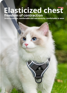 安全な屋外トレーニングとウォーキングのための頑丈なナイロンスカーフを備えた戦術的な犬用ハーネス - Product Image 2