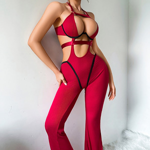 Lingerie Body en maille ajourée tissée, coupe ajustée, avec passepoil contrastant, style mode - Product Image 3