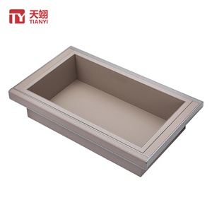 TIANYI TY-9023 Wardrobe Organizer Storage <b>Box</b> for <b>Clothes</b> Pull Out Aluminum Alloy Wall Mount Detachable Basket for Bedroom - Product Image 1