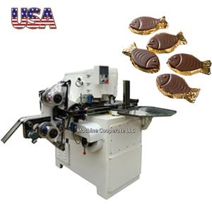 Máquina automática para envolver monedas doradas de chocolate con motor PLC de alta precisión para negocios de fábrica de alimentos y bebidas - Product Image 3