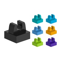 Blocs de construction en plastique ABS, petites briques fines, compatibles 2555, 15712, ensemble de blocs de panneaux lumineux à clip 1x1, vente en gros