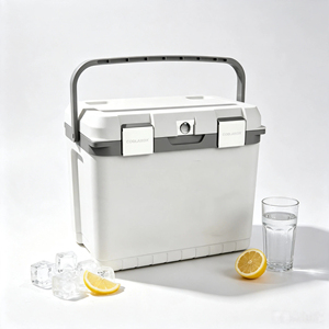 Household &amp; Outdoor Dual <strong>Purpose</strong> Storage <strong>Container</strong> Food Grade PP Injection Molding Process 15L cooler box - Product Image 1