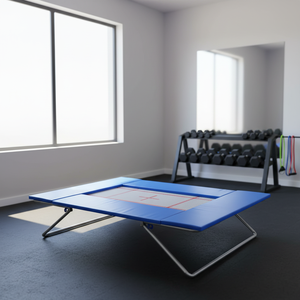 Trampolín desmontable y plegado de gimnasia interior profesional 1,8 m x 2,95 M trampolín de salto de gimnasia - Product Image 1
