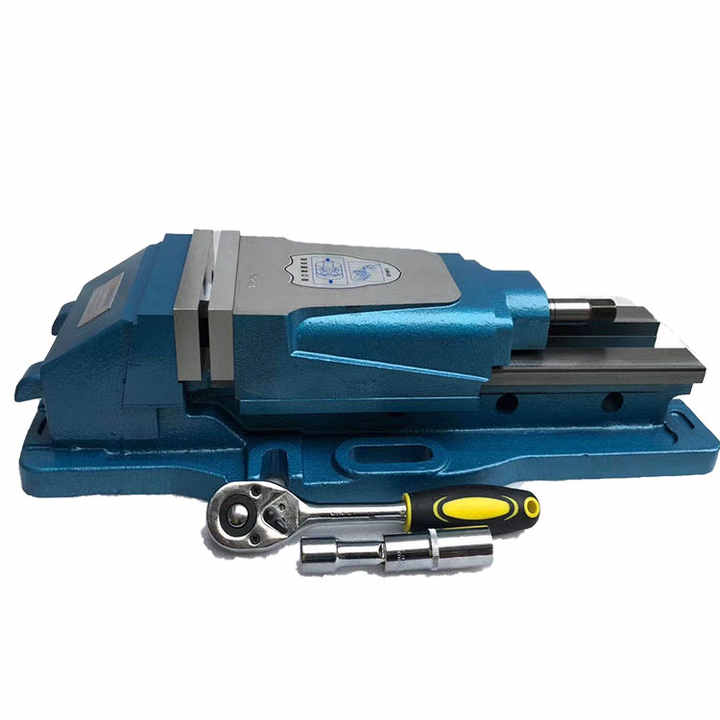 8-inch Vise CNC Flat Jaw Powerful Hydraulic Fixture Precision Double Force main image 1