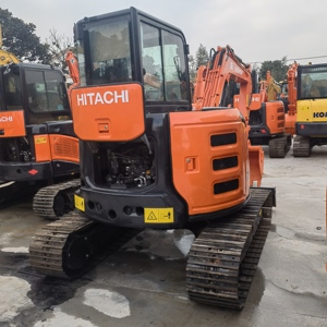 Excavadora Usada Hitachi ZX55USR de 5.5 Toneladas en Excelentes Condiciones, Excavadoras Usadas Baratas EX100 EX120 EX200 con Pocas Horas de Trabajo en Venta - Product Image 5