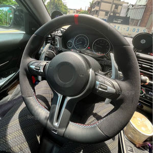 Vente Volant Alcantara pour voiture BMW Série 1 F20 F21 F40 <span class=keywords><strong>E87</strong></span> E81 E82 116i 118i 120i 125i 128i 130i 135i 118d 123d <span class=keywords><strong>125d</strong></span> - Product Image 6