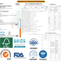 Sac en papier kraft de qualité alimentaire 25 kg en PP tissé avec soufflet, haute qualité, personnalisé pour l'emballage de mélanges d'épices et de condiments