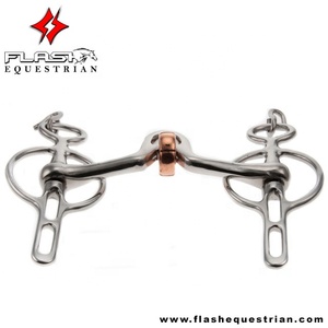 Mèches d'entraînement à cheval à 2 fentes fabriquées à la main Meilleur fabricant de mèches en acier inoxydable et en argent allemand depuis - Product Image 2