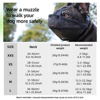 JIXIN Atmungsaktiver Nylon-Mesh-Hundemaulkorb gegen Bellen, bissfest, sicher, sanft, für Welpen, zum Training, mit Geräusch-/Vibrationsfunktion