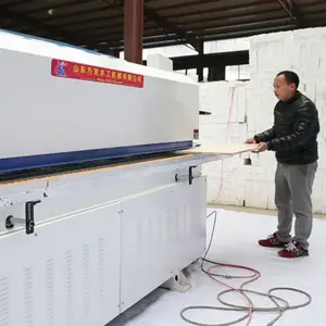 ET-360A Full automatic pvc mdf wood working edge banding bending machine price for sale with trimmer