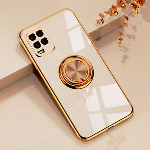 เคสโทรศัพท์แบบมีแหวนสำหรับ Xiaomi <span class=keywords><strong>Mi</strong></span> 10 <span class=keywords><strong>Lite</strong></span> Redmi Note 10 Pro Max 10Pro Note10  วัสดุซิลิโคนนุ่ม ป้องกันได้เต็มรูปแบบ พร้อมขาตั้งในตัว - Product Image 2