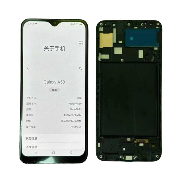 Factory Price TECNO High Quality OLED Replacement Screen for Redmi Note7 Frame Mobile Phone with 1 Year Warranty 6.78