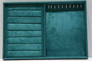 Bandeja de adorno de jade verde oscuro para pulsera, anillo, pendiente, <span class=keywords><strong>Red</strong></span> de exhibición, estante de almacenamiento de joyería roja con estante de adorno <span class=keywords><strong>PEPE</strong></span> - Product Image 2