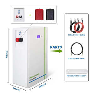 Grade 48v 200ah Wall-<b>Mounted</b> Lithium <b>Batteries</b> Home 10kw 7kw 5kw Grid Solar Power System Energy Storage White 95kg NEHC0001 Wall - Product Image 1