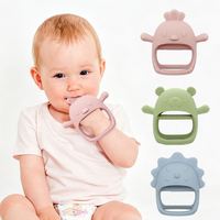 Anneau de dentition personnalisé en silicone apaisant pour poignet, jouet à porter pour soulager les douleurs gingivales, anti-chute, pour bébé