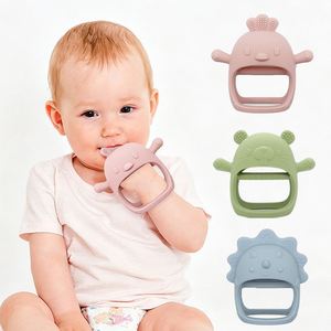 Anneau de dentition personnalisé en silicone apaisant pour poignet, jouet à porter pour soulager les douleurs gingivales, anti-chute, pour bébé - Product Image 1