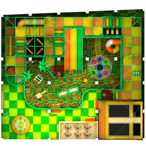 Pokiddo Área de juegos interior estilo <span class=keywords><strong>jungla</strong></span> vibrante personalizada con piscinas de <span class=keywords><strong>bolas</strong></span> y toboganes - Product Image 5