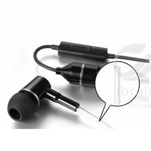 Auriculares estéreo con cable sin radiación EMF originales directos de fábrica con micrófono para mujeres embarazadas/menores/hombres de negocios - Product Image 2