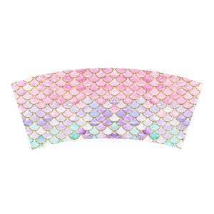 Ensemble de vaisselle jetable pour fête d'anniversaire sur le thème des sirènes, comprenant des gobelets en papier, des assiettes en papier, des serviettes, pour les anniversaires d'enfants - Product Image 3