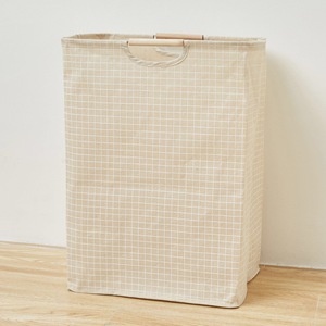 <span class=keywords><strong>Panier</strong></span> à linge sale en coton et lin imperméable <span class=keywords><strong>Panier</strong></span> à linge sale domestique <span class=keywords><strong>Panier</strong></span> à linge pliable en tissu portable - Product Image 4